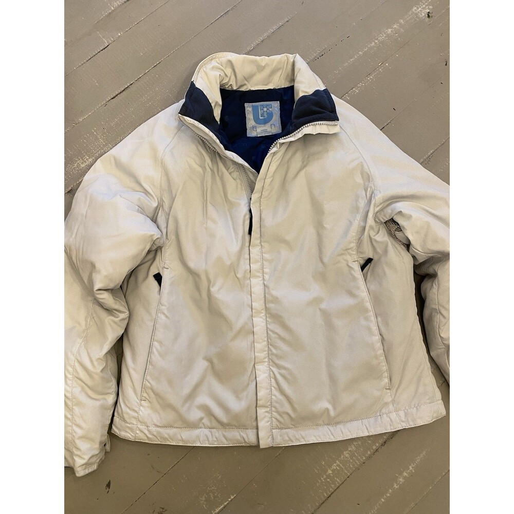 Burton Womens Small Zip Up Jacket Baby Blue Winter Ski Warm